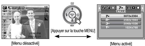 SAMSUNG KENOX X700 - Touche MENU / OK - 1