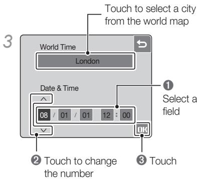 SAMSUNG LANDIAO NV100HD - Select a language and set the date and time - 6