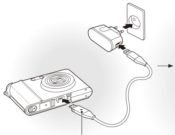 SAMSUNG NV100HD - Charge the battery - 1