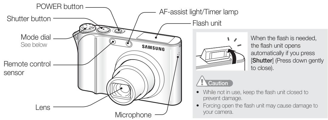 SAMSUNG NV100HD - Camera layout - 1