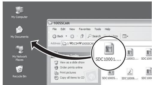 SAMSUNG NV100HD - Transfer files to a PC (for Windows) - 9