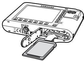 SAMSUNG NV24HD - Introduction de la carte mémoire - 1