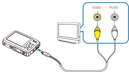 SAMSUNG PL10 - Visionner des fichiers sur un téléviseur - 1