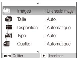 SAMSUNG PL10 - Configuration des paramètres d'impression - 1