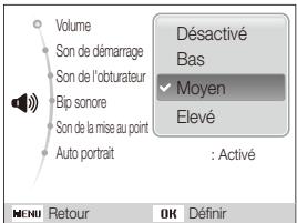 SAMSUNG PL10 - Accéder au menu des paramètres - 2