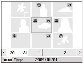 SAMSUNG PL10 - Afficher des fichiers sous forme de miniatures - 2