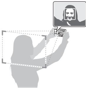 SAMSUNG PL101 - Taking a photo of yourself using the front display - 1