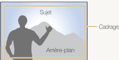 SAMSUNG ST-550 PURPLE - Sujet, arrête-plan et cadrage - 1