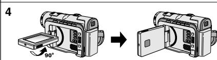 SAMSUNG SC-D103 - Notes regarding the rotation of the LCD screen - 4