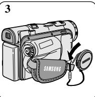 SAMSUNG SC-D103 - Attaching the Lens Cover - 3