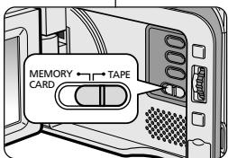 SAMSUNG SC-D103 - To select the CAMCORDER mode (SCD103/D105 only) - 1