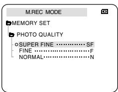 SAMSUNG SC-D103 - Selection de la qualité d'image - 2