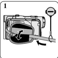 SAMSUNG SC-D103 - Attaching the Lens Cover - 1