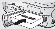 SAMSUNG SC-MX10P - Chargement du bloc-piles - 1