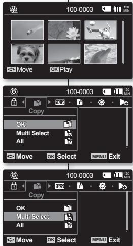 SAMSUNG SC-MX10P - Réglage de l'option PLAY - 9