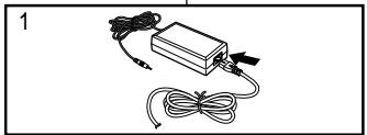 SAMSUNG SC-W61 - Utilisation de l'adaptateur secteur et du câble DC - 1