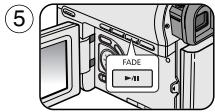 SAMSUNG VP-D351 - Arrêt d'un enregistrement (ouverture/fermeture en fondu) - 3