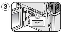 SAMSUNG VP-D351 - Arrêt d'un enregistrement (ouverture/fermeture en fondu) - 1