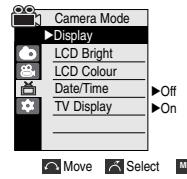 SAMSUNG VP-D352 - Réglage de l'écran ACL - 2