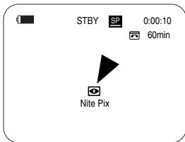 SAMSUNG VP-D352 - Bouton Nite Pix (prise de vue dans le noir) - 3