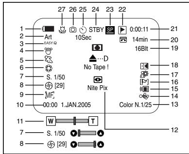 SAMSUNG VP-D352 - OSD in Camera Mode - 1
