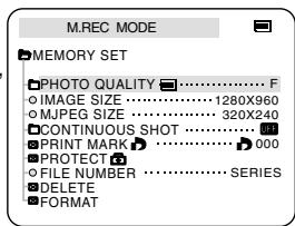 SAMSUNG VP-D93I - Sélection de la qualité de photo - 2