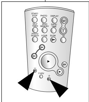 SAMSUNG VP-D93I - Lecture au ralenti avant/arrière - 2