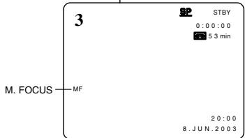 SAMSUNG VP-D93I - Mise au point manuelle - 7
