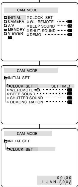 SAMSUNG VP-D93I - CLOCK SET - 1