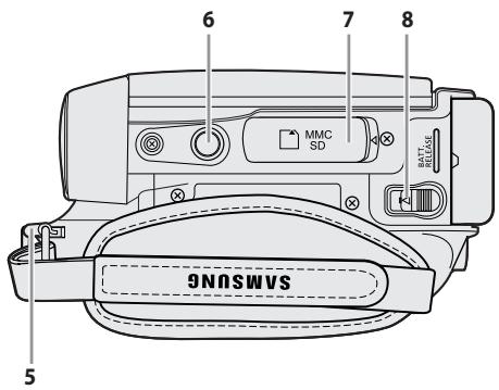 SAMSUNG VP-DC175WB - 后视图和底视图 - 2