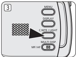 3 MENU DISPLAY C.NITE / LIGHT MULTI DISP. MF/AF