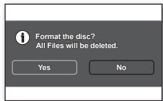 SAMSUNG VP-DX1000 - - La fonction de formatage sera indisponible si le niveau de charge est faible (). - 3