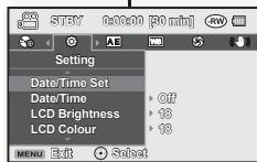 SAMSUNG VP-DX1000 - ZACETNA NASTAVITEV: JEZIK ZASLONSKEGA - 2