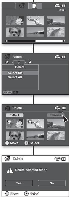 SAMSUNG VP-DX1000 - BRISANJE SLIK - 2