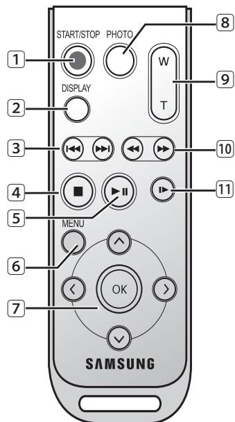 SAMSUNG VP-DX1000 - DALJINSKI UPRAVLJALNIK (samo za VP-DX102/ DX104/DX105 (i)) - 2