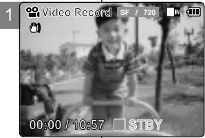 1 Video Record SF / 720 00:00 / 10:57 STBY