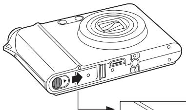 SAMSUNG NV100 - Installation de la batterie et de la carte mémoire - 2