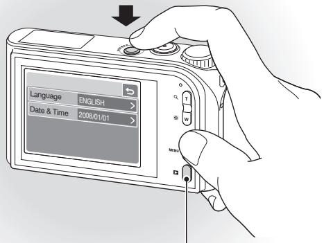 SAMSUNG NV100 - Appuyez sur l'interrupteur marche/arrêt - 1