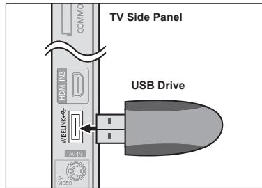 SAMSUNG LE40A626A3M - Connecting a USB Device - 1