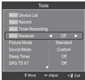 SAMSUNG LE40A626A3M - Listening through a Receiver (Home theater) - 1