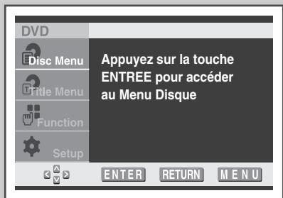 SAMSUNG UW-28J10VD - Utilisation du Menu disque - 2
