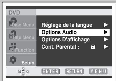 SAMSUNG UW-28J10VD - Configuration des options audio - 1