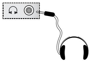 SAMSUNG UW-28J10VD - Branchement du casque - 2