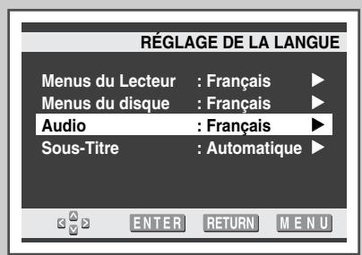 SAMSUNG UW-28J10VD - Configuration des fonctions de langue - 5