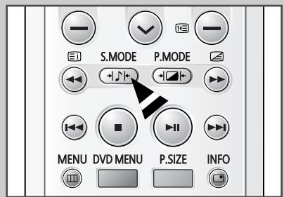SAMSUNG UW-28J10VD - Changement de la norme Son - 3