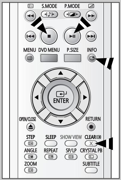 SAMSUNG UW-28J10VD - Répétition de la lecture d'une séquence ou d'une cassette - 2