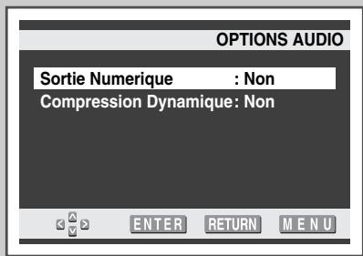 SAMSUNG UW-28J10VD - Configuration des options audio - 2
