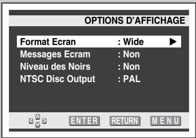 SAMSUNG UW-28J10VD - Configuration de la fonction Aspect TV - 2