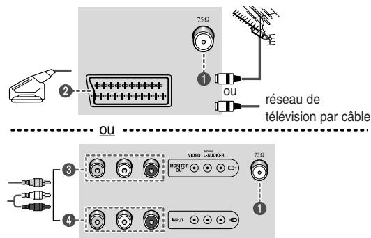 SAMSUNG CS-21M20MJ - Panneau de connexion (en fonction du modele) - 1