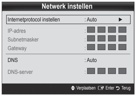 SAMSUNG UE-37C6000 - Netwerk instellen (Auto) - 2